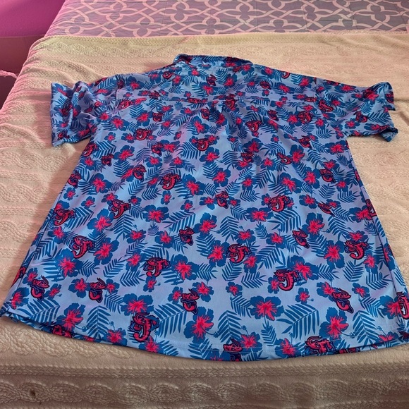 Men’s Swisher Hawaiian Shirt – Jacksonville Jumbo Shrimp Edition (Size XL) - Picture 5 of 10